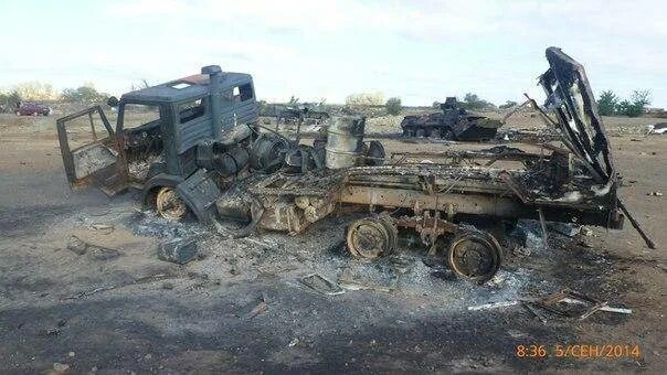 The destruction of a Hummer of the Ukrainian Armed Forces in the Zaporozhye dire