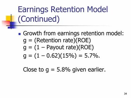Retention rate