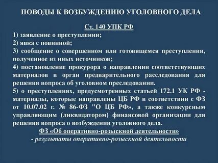 Лицо в отношении которого возбуждено производство