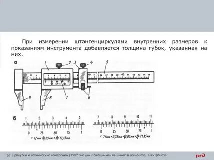 Штангенциркуль диаметр отверстия