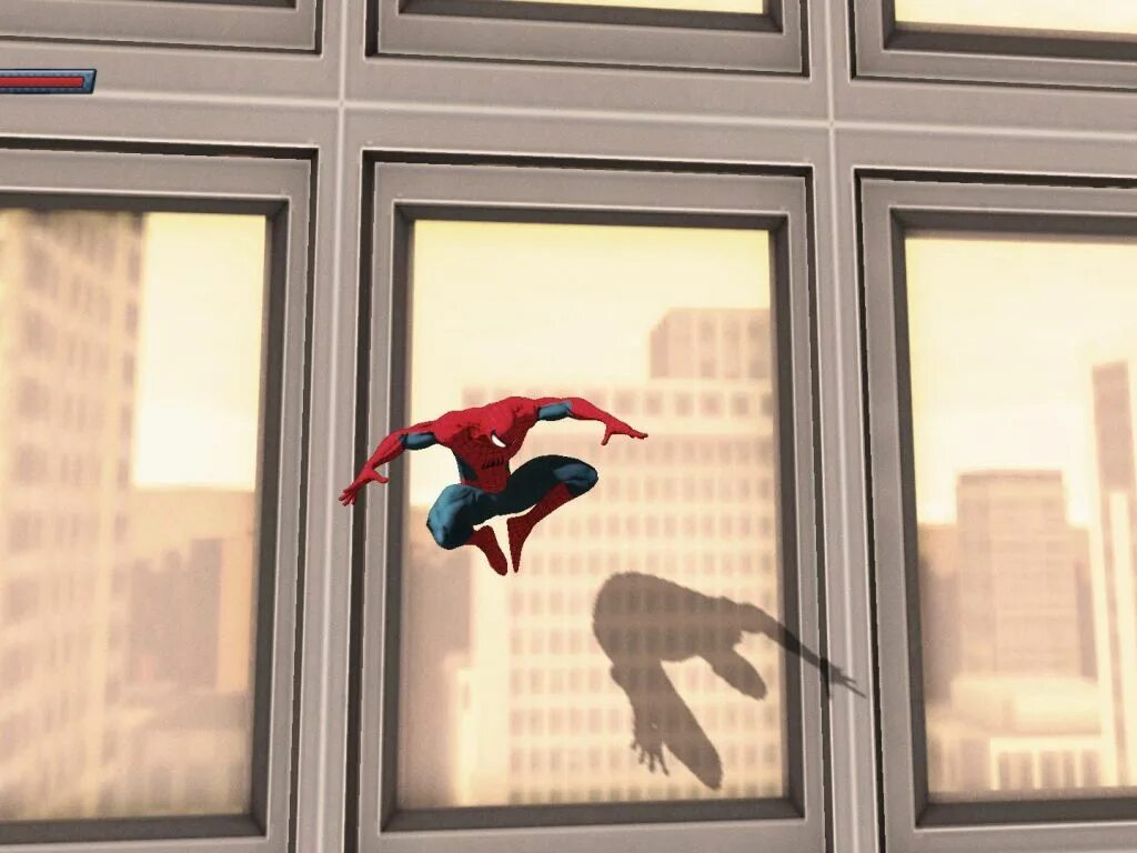 Spiders man running