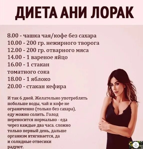 Ани лорак на дне. Диета для похудения Ани Лорак. Диета Ани Лорак меню. Диета Ани Лорак отзывы. Диета Лорак на 6.