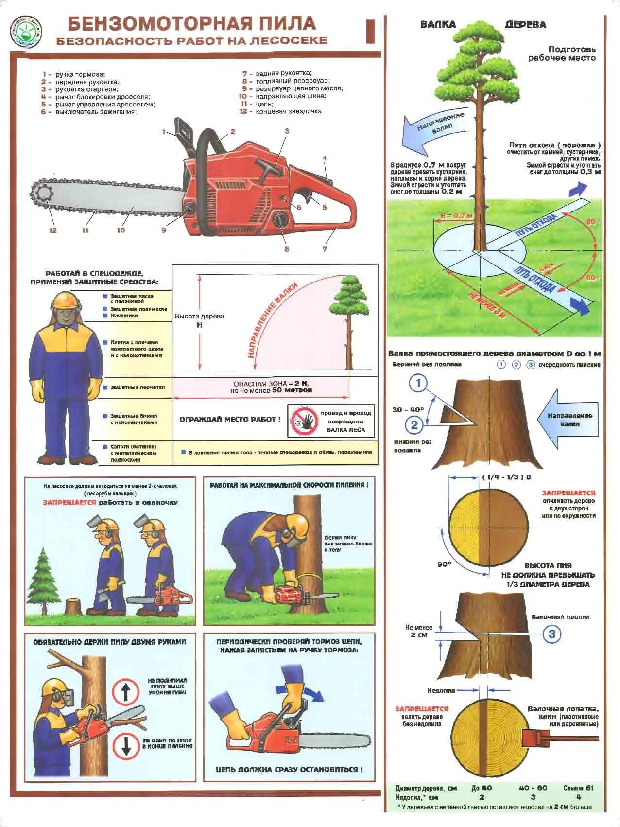 Плакат безопасность купить. Техника безопасности при валке леса. Плакаты по технике безопасности. Плакат «Бензомоторная пила». Техника безопасности бензопила.
