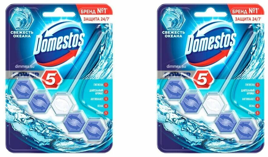 Блок для очищения унитаза Power 5 свежесть океана 2*55гр. Domestos блок для унитаза Power 5 Магнолия. Domestos блок для унитаза Ocеаn. Доместос блок для унитаза повер 5. Свежесть туалета