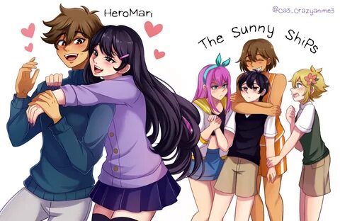 basil, sunny, aubrey, basil, mari, and 6 more (omori) drawn by crazyanime3 ...