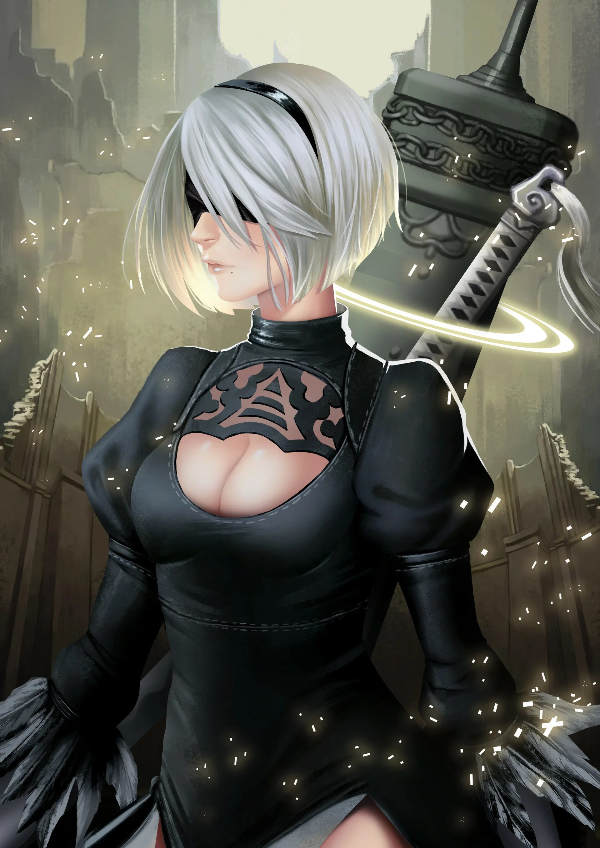 Nier 2b 18. Ниер 2b. Аутомата Девуар. Йорха-2b.