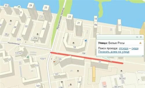ул карамзина карта