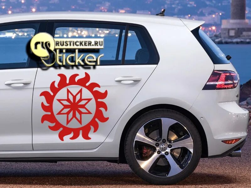 машины алатырь. наклейка оберег на дверь. алатырь машину. калина хэтчбек на бездорожье. алатырь машину.