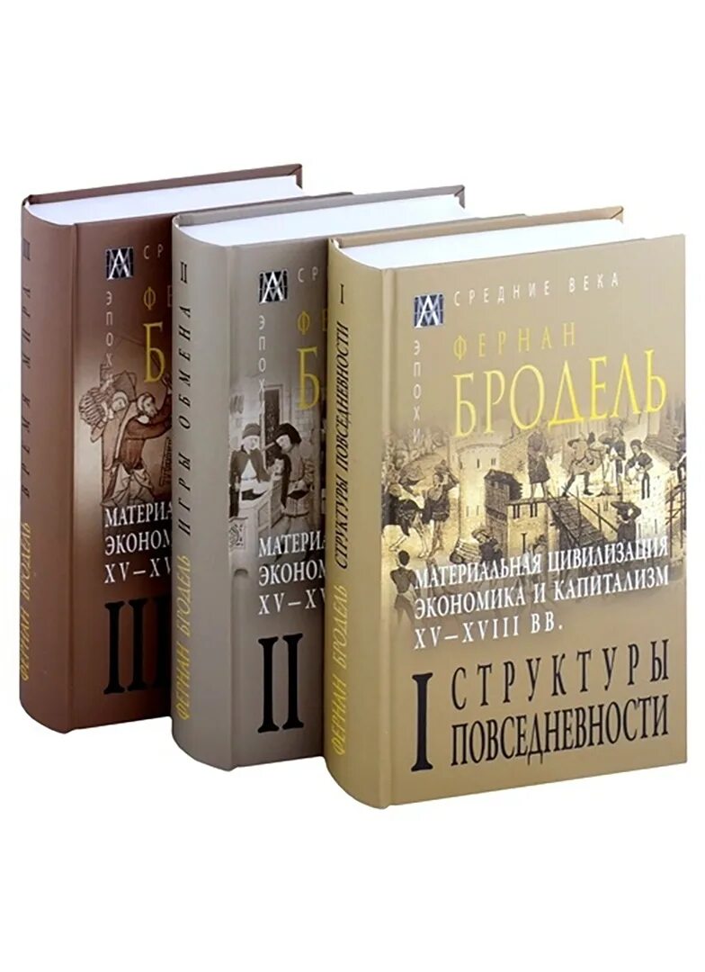 Книга материальная цивилизация. Фернан бродель цивилизация в 3 томах. материальная цивилизация, экономика и капитализм в xv-xviii вв.. фернан бродель материальная цивилизация экономика и капитализм. бродель материальная цивилизация.