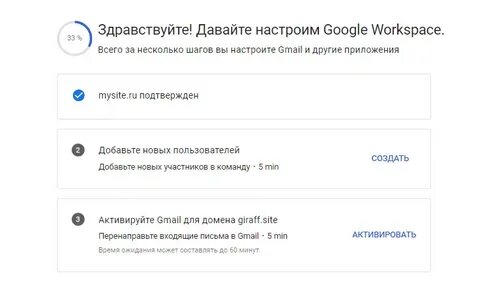 Администратора google
