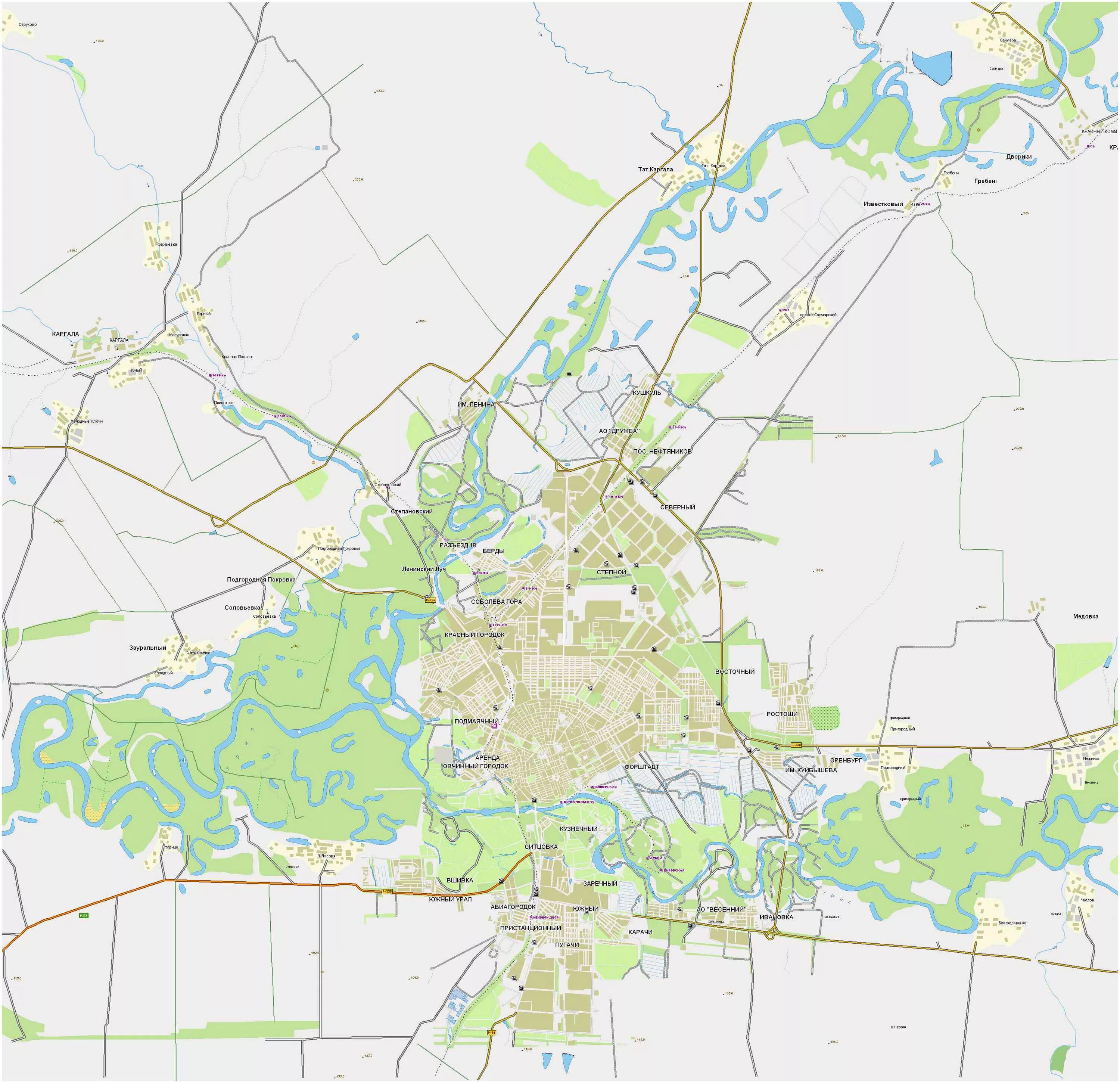 Топографическая карта оренбурга. Г Оренбург на карте. Оренбург. Карта города. Схема г Оренбурга. Карта Оренбурга с улицами.