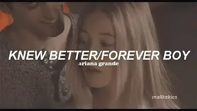 Knew better part. Knew better part