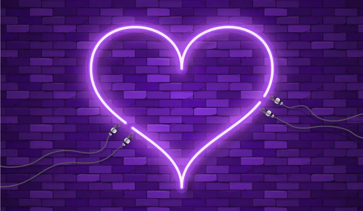 Purple heart перевод. Неоновое сердце. Неоновое сердце для фотошопа. Неоновое сердце на прозрачном фоне. Сердце неон на прозрачном фоне.