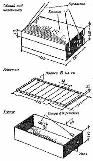 Схема размеры коптильни