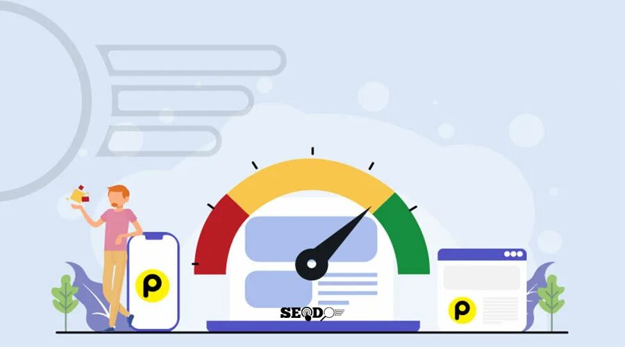 Website Speed. Changing abstract Speed. Loading speed