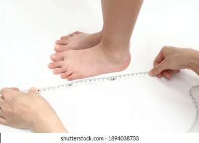 Measured foot
