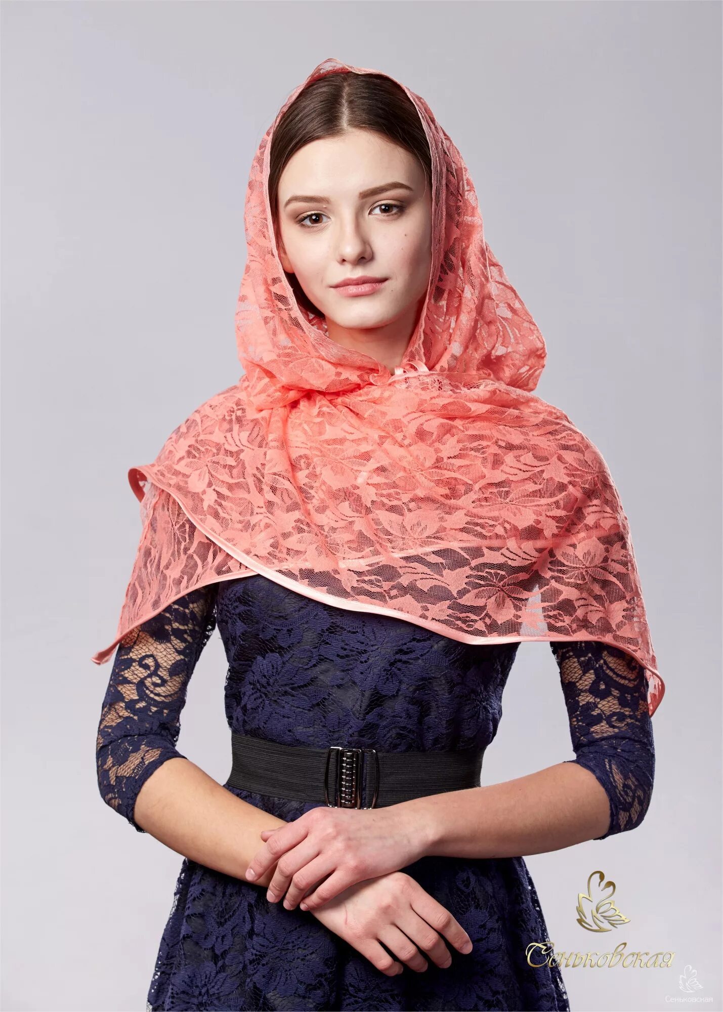 Чеченский платок. Головной платок. Прозрачный платок. Дагестанские платки.