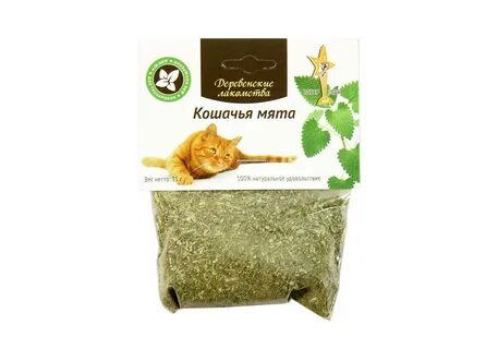 Кошачье лакомство с мятой