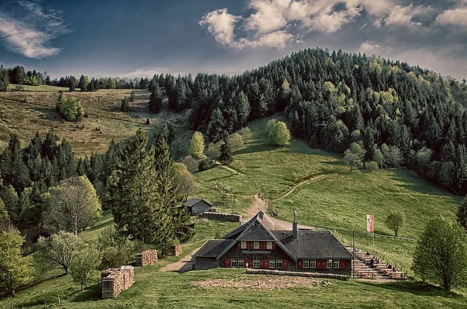 Quiet countryside. Шварцвальд ландшафт. Шварцвальд деревня. Скандинавия лес Шварцвальд. Хребет Шварцвальд Альпы.