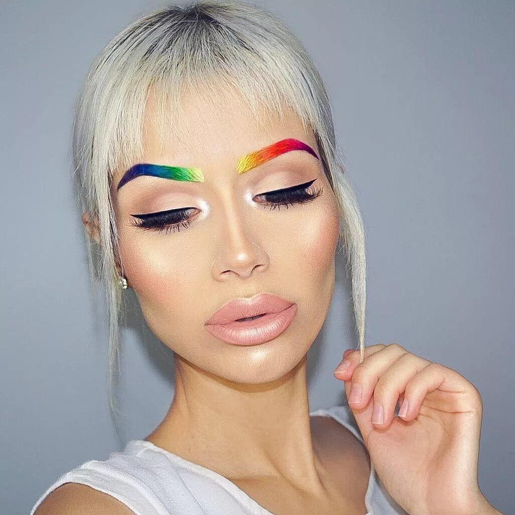 Glitter halo eye + inner corner ✨ All shadows- #morphebrushes 35O Glitter- #nyx 