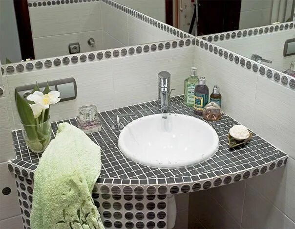 Раковина в ванную своими руками фото Шкаф под раковину в ванную 100 фото Diy bathroom vanity, Small bathroom vanities