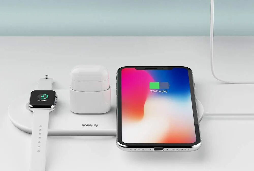 Поддерживают ли airpods беспроводную зарядку. Айфон эппл вотч эйрподс. apple watch 7 airpods pro. apple iphone, ipad и airpods. адаптер для apple watch deppa для iphone, apple watch, airpods (24010).
