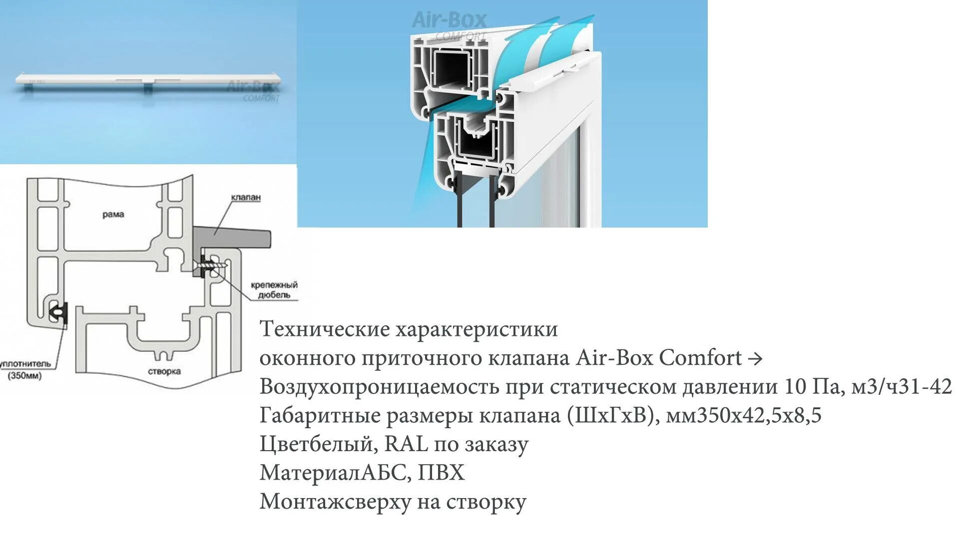 Оконный приточный клапан Air-Box. Клапан вентиляционный Air-Box Comfort. Приточный клапан АИР бокс комфорт. Вентиляционный приточный клапан Air-Box Comfort. Клапан вентиляционный comfort