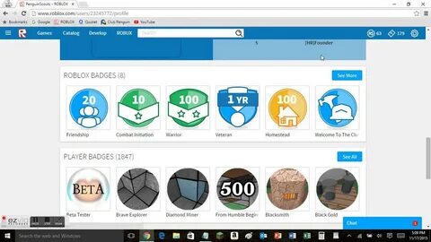 Roblox badges