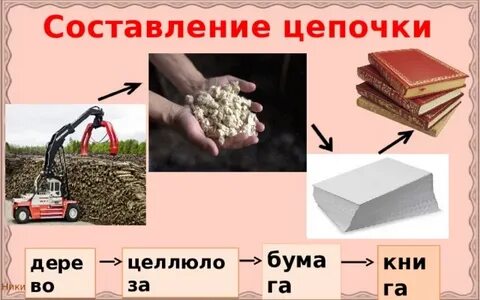 Модель производственной цепочки окружающий мир