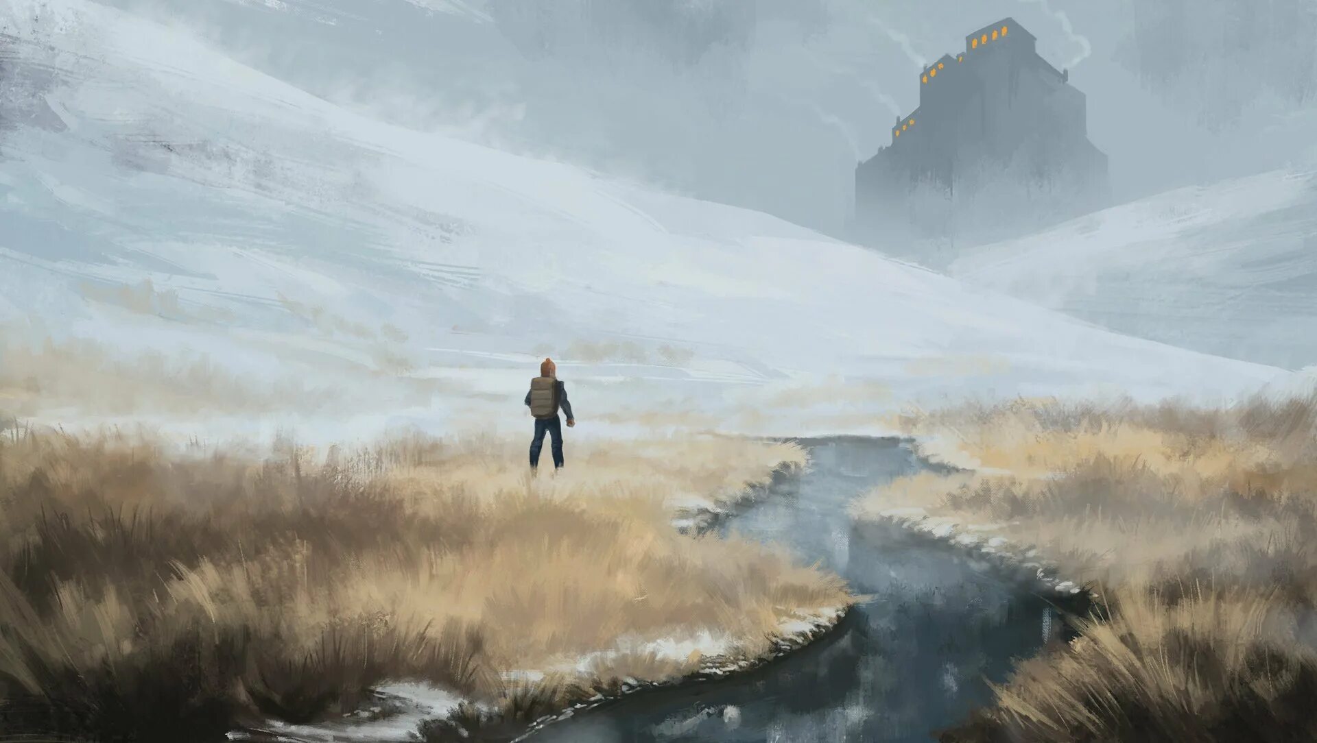 Странник стоящий на холме. Одинокий воин. Горы странник путешественник арт фэнтези. Одинокий странник. Странник стоящий на холме.