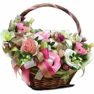 Корзина с конфетами