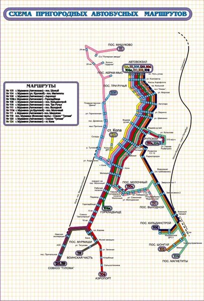 Схема движения автобусов Мурманск. Мурманск схема общественного транспорта. Карта автобусов Мурманск. Мурманск маршруты общественного транспорта схема. Пригородные автобусы карта