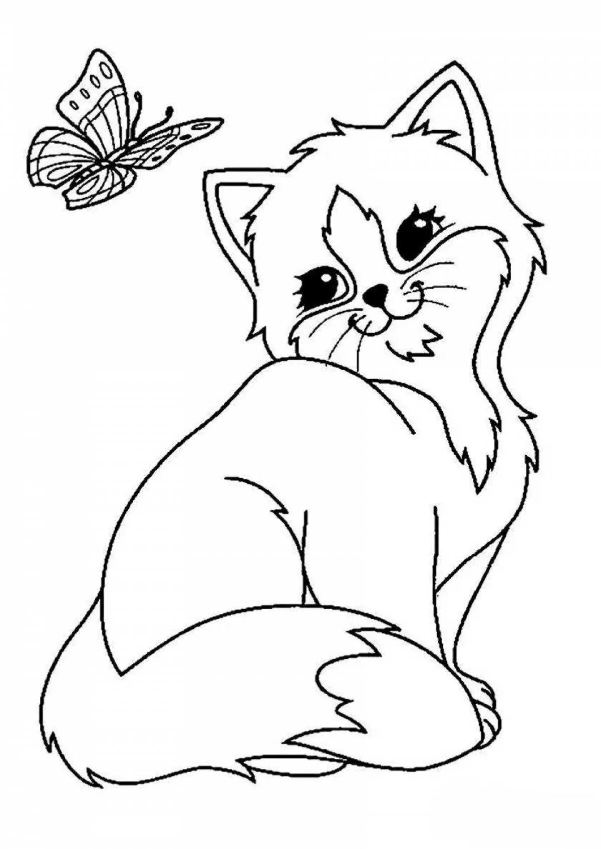 Котята раскраска для детей распечатать Раскраска Чайная чашка: Котёнок оленёнок Чудо ребенок