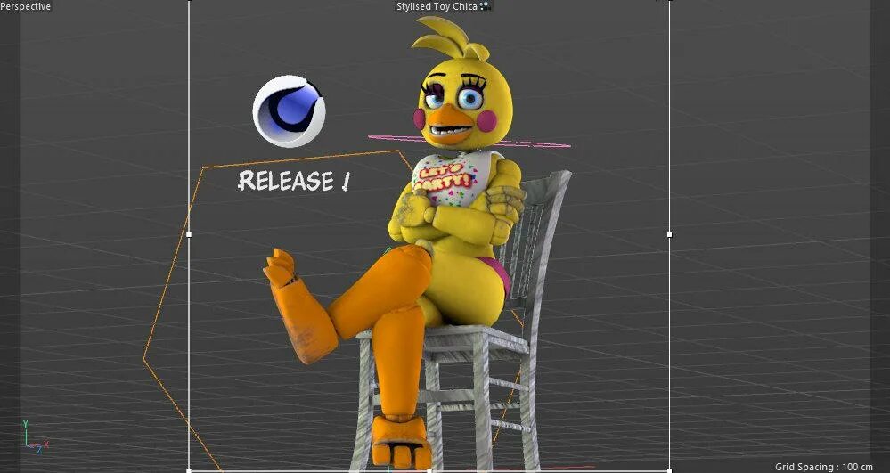 Toy chica model c4d. Stylized Toy чика. FNAF stylized chica. Stylized chica. Taste toy chica