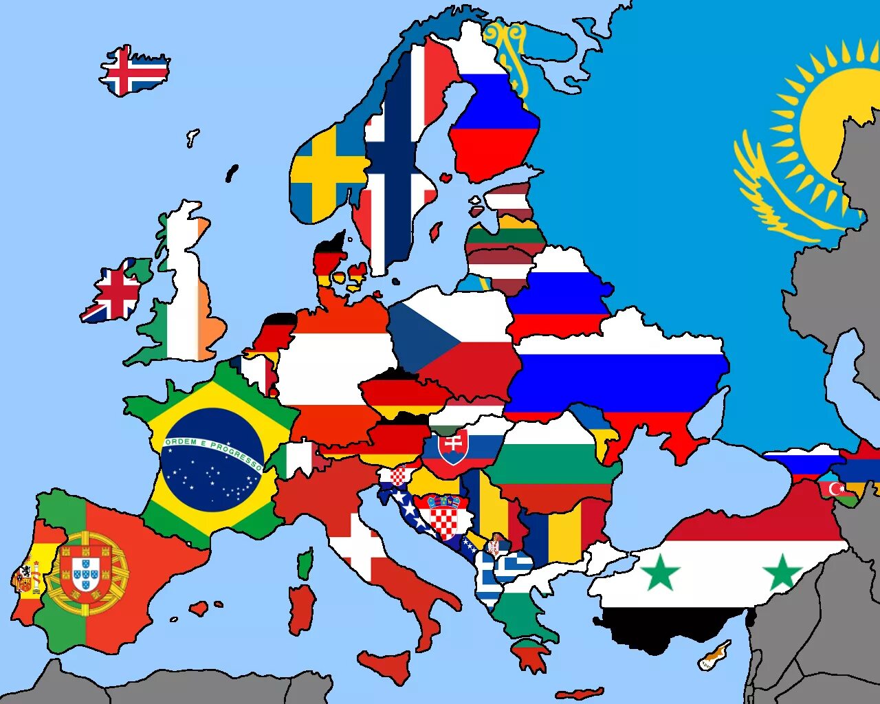 Most european countries. Карта Европы с флагами. Флаги Европы. Флаги государств на карте. Карта альтернативных миров с флагами.