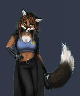 Wet furry