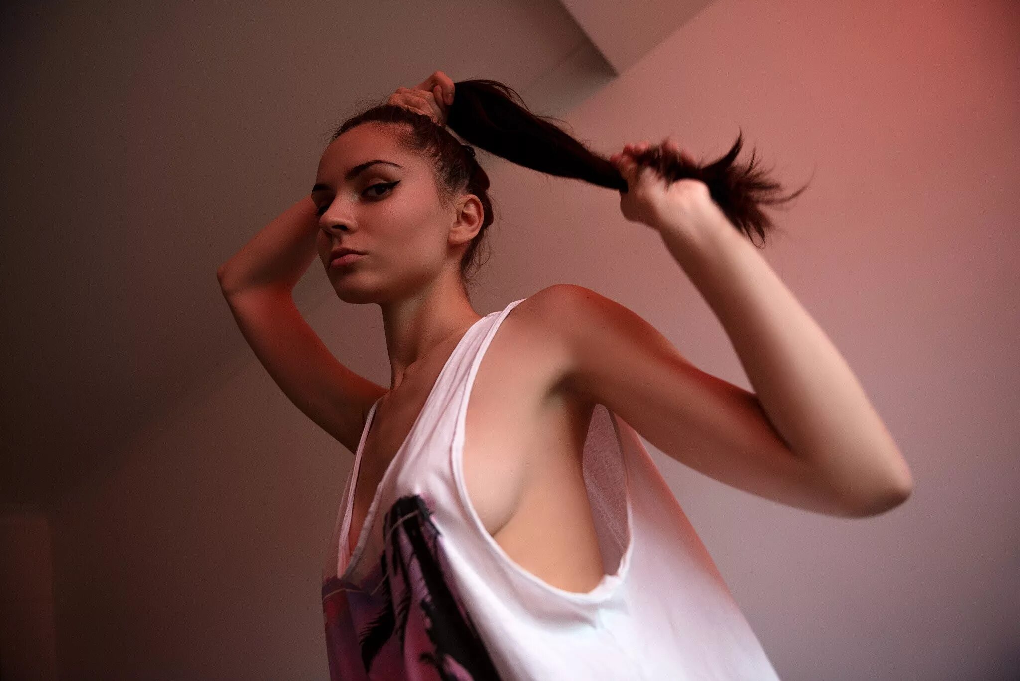 Try on no bra