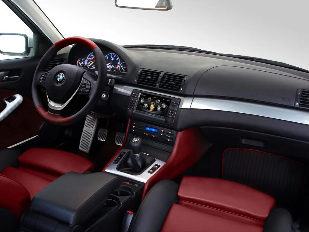 Автомат е46. BMW e46 салон. BMW e46 красный салон. BMW e46 Coupe салон. БМВ 3 е46 салон.
