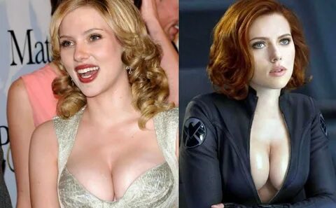 Boobs scarlett johansson