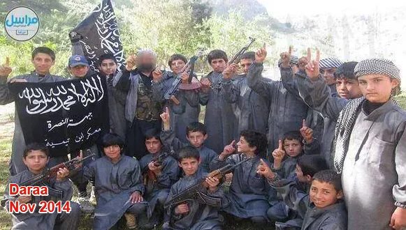Как живут семьи террористов. Исламское государство дети.