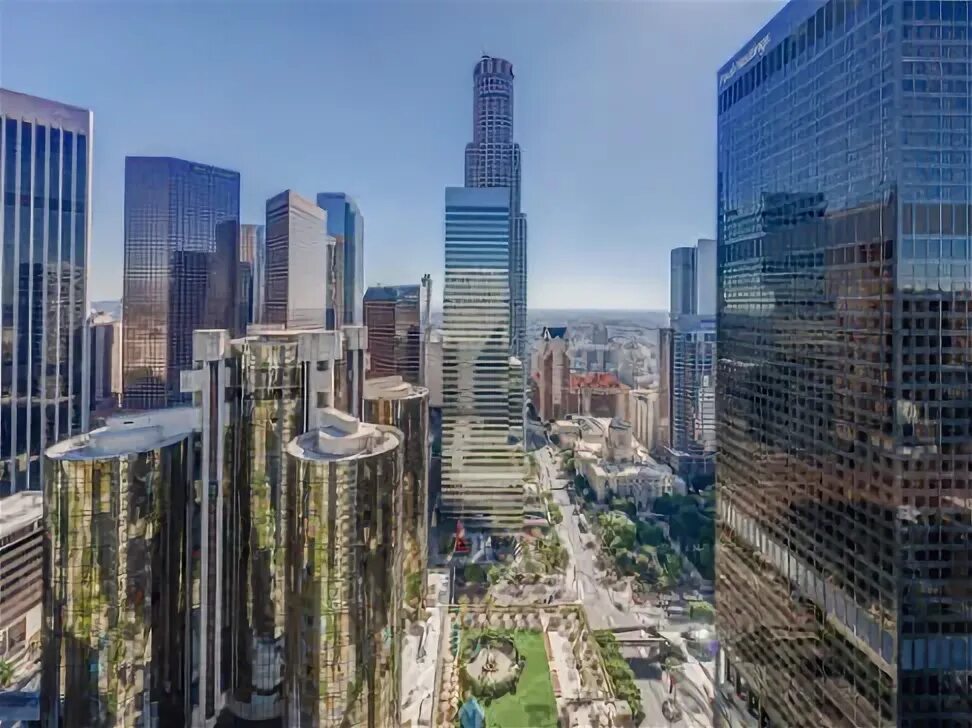 Проект нового города в лос анджелесе City Cityscape 3d Max 88B