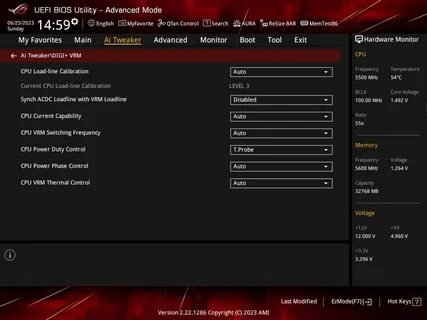 Настроить материнскую плату asus