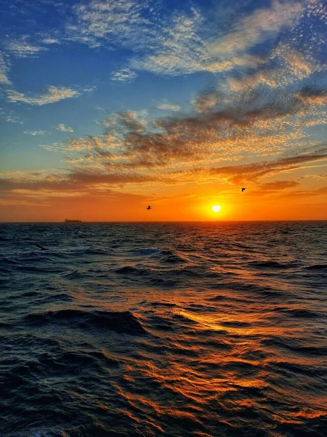 Морская гладь. Море горизонт. Море, волны. Морские просторы на рабочий стол. Голубое море.