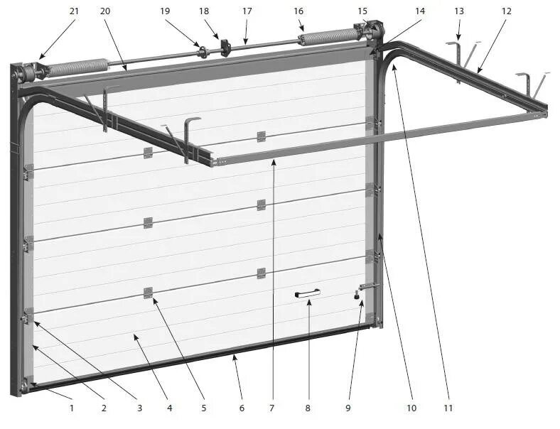 Секционные ворота Алютех схема. Ворота подъемные секционные чертеж. Схема установки гаражных ворот подъемно-секционных. Ворота для гаража подъемные Алютех торсионные схема сборки.