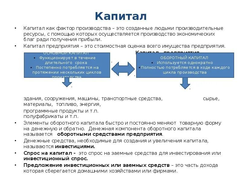 Капитал как фактор производства. Факторы капитала. Рынок капитала. Капитал фактор производства. Капитал как фактор производства основной и оборотный капитал. Капитал как фактор производства утратил свое значение