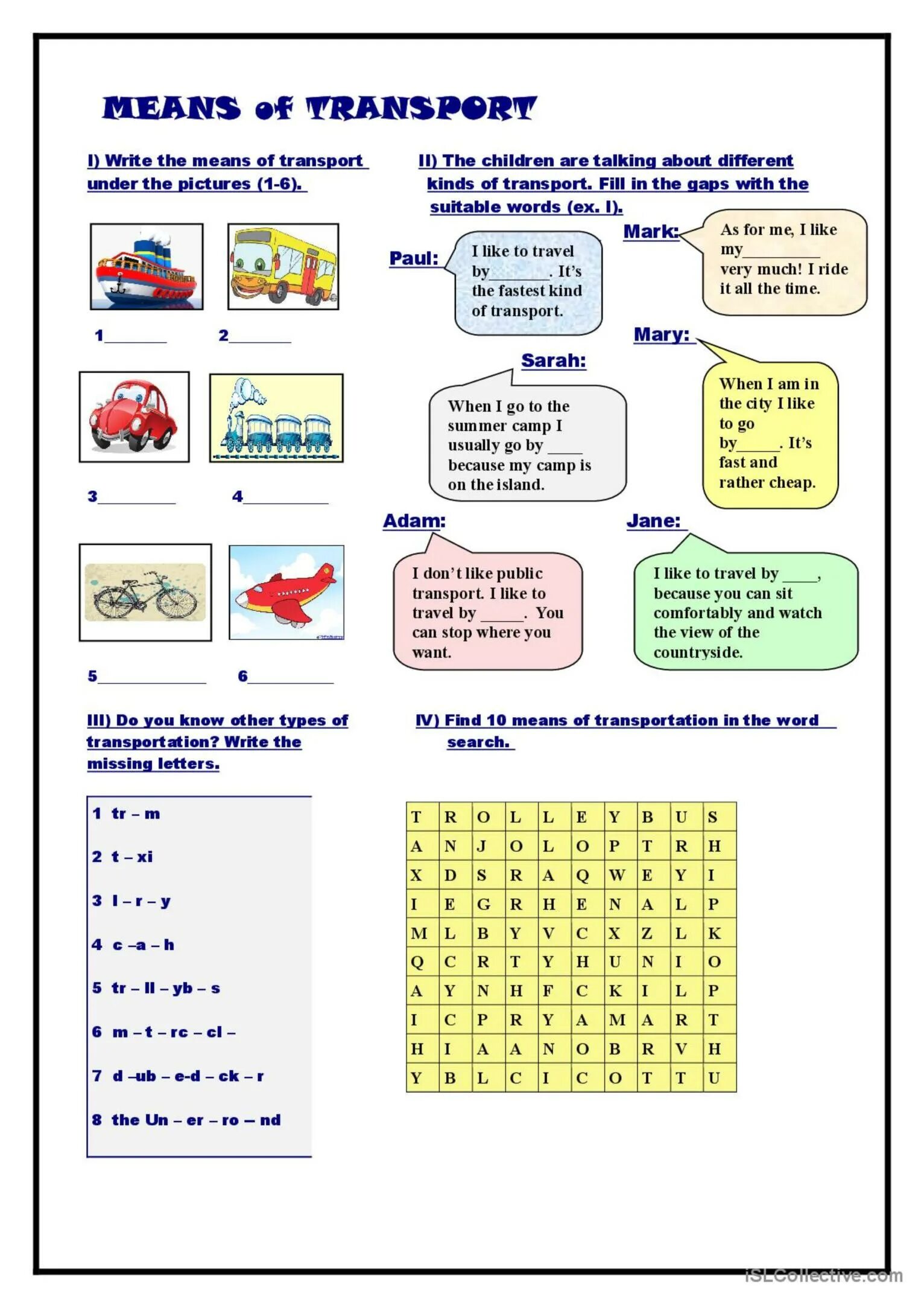 Means of transport задания. Транспорт английский язык задания. Means of transport Worksheets. Means of transport Worksheets 6 класс.