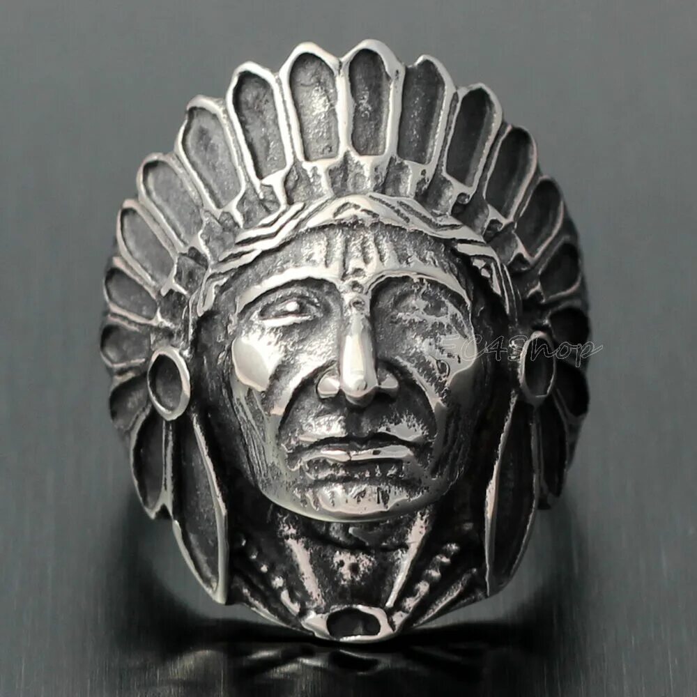 Кольцо с изображением спартанца. Перстень вождь. 925 sterling silver skeleton skull men biker ring with red cz and portrait meditation men vintage heavy jewelry. Перстень индеец. Кольцо вождей.