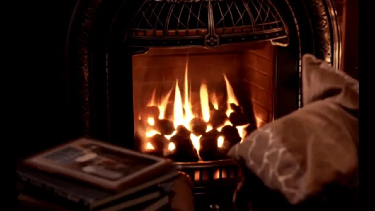 There is a an fireplace