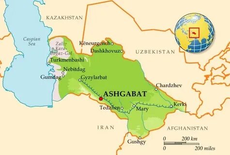 Граница туркмении