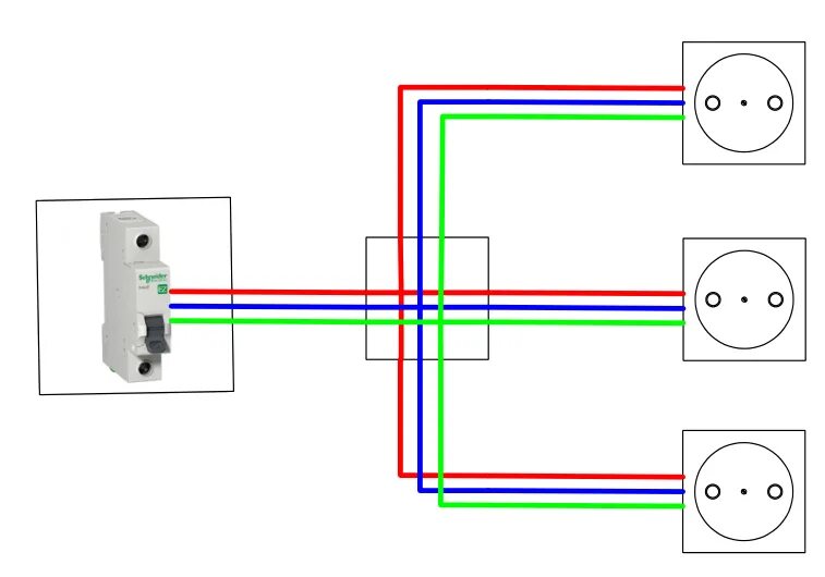 Последовательное соединение розеток. Подключение двух выключателей от одного провода схема. Схема подключения двойной розетки накладной. Схема подключения двух розеток от одного провода. Схема расключения двойной розетки.